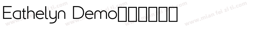Eathelyn Demo字体转换